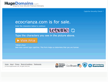 Tablet Screenshot of ecocrianza.com